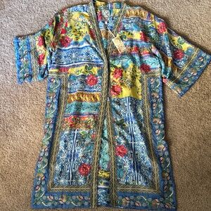 Johnny Was Women's Floral Patchwork Kimono